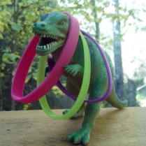 T-Jag models some beautiful, debossed silicone bracelets. 