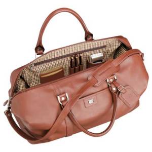 cutter and buck leather weekender